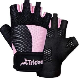 Trideer Pink Workout Gloves